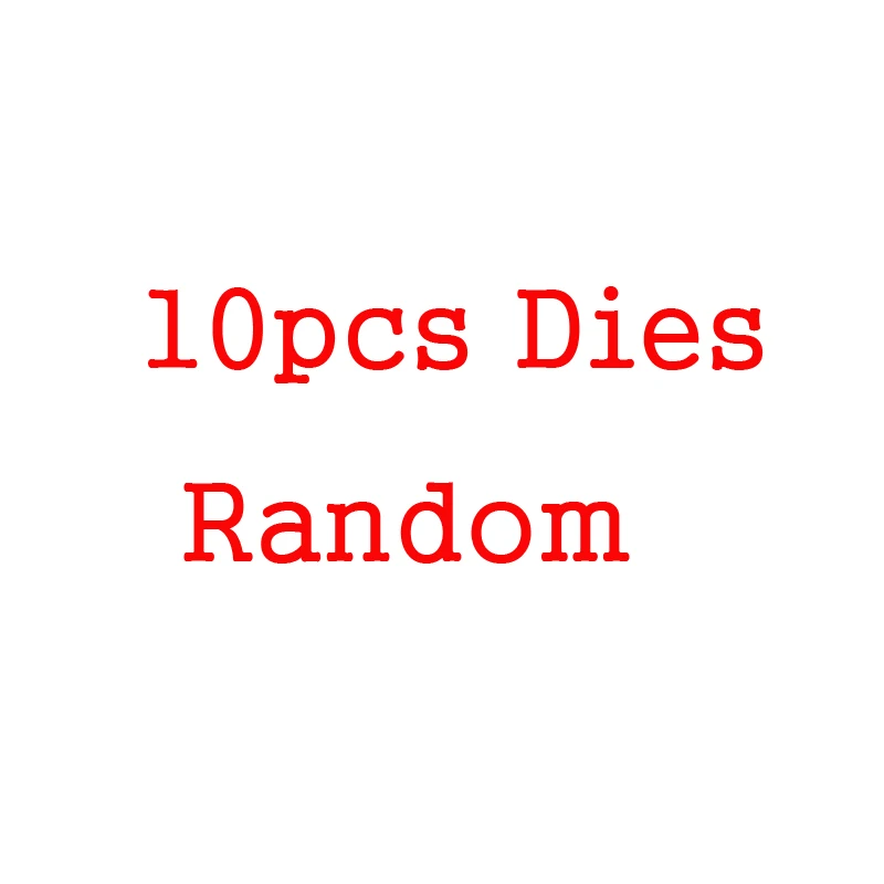 Случайные штампы 10 шт. металлические трафарет для сделай сам скрапбукинг