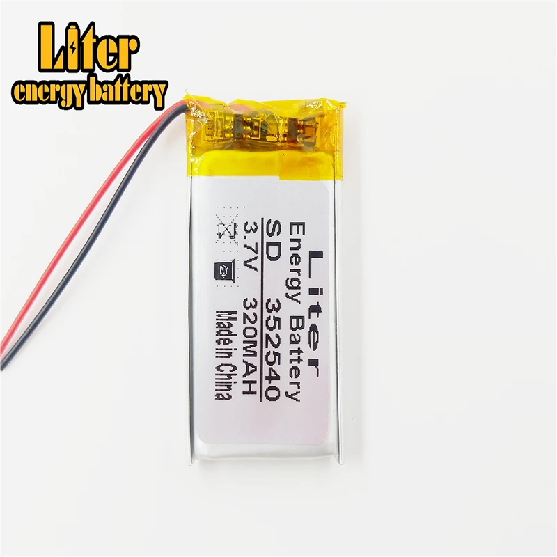 Литий-ионный полимерный аккумулятор 352540 3 7 V 320MAH хорошее качество OEM | Электроника