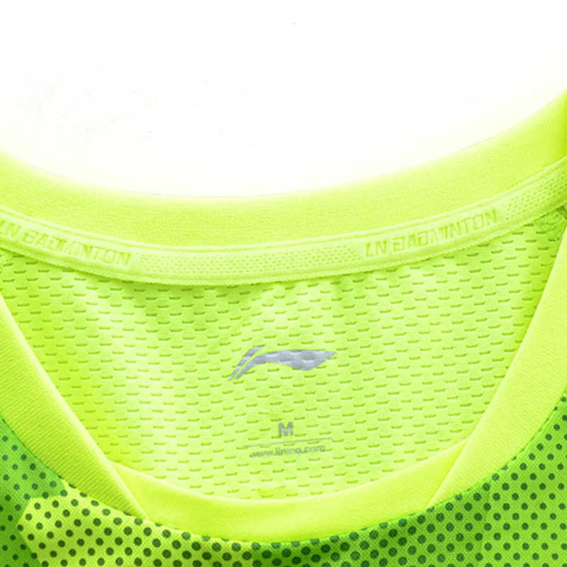 (Break Code) женская футболка для бадминтона Li Ning рубашки соревнований 100% полиэстер