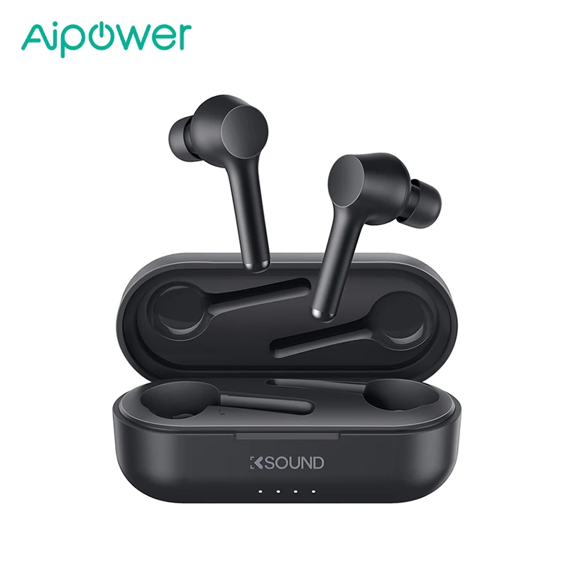 

Aipower Headphones K01 TWS Wireless Earphones Bluetooth-Compatible 5.0 Bass Headset Noise Reduction Smart Touch Control Earbuds