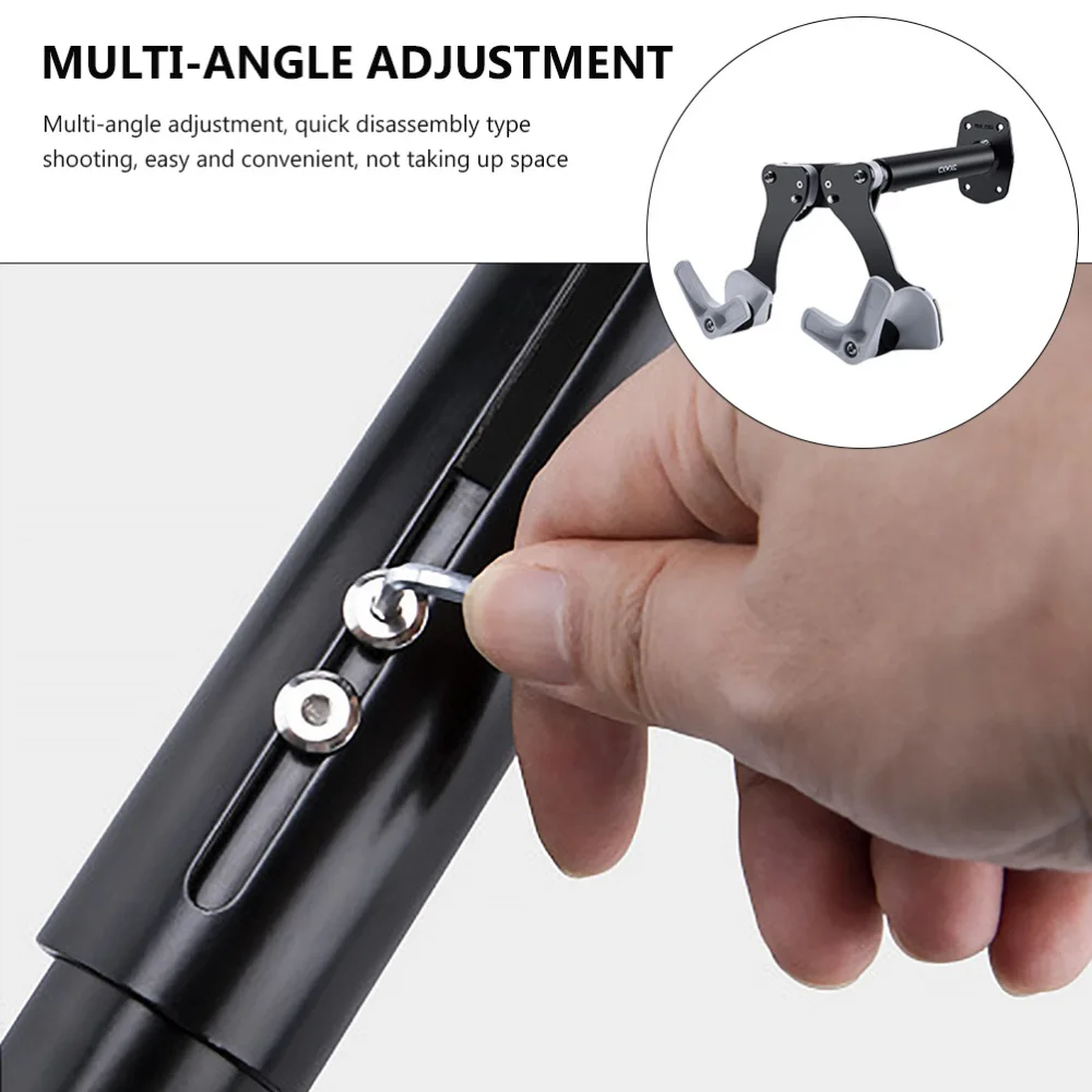 

1Pc Storage Holder Rack Stand Garage Bike Wall Mount Hook Hanger