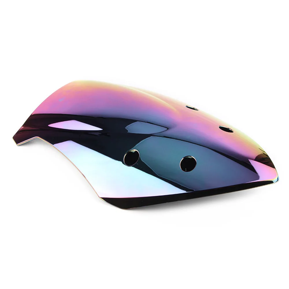 Мотоциклетное лобовое стекло иридиевое черное с болтами винтами крепежными