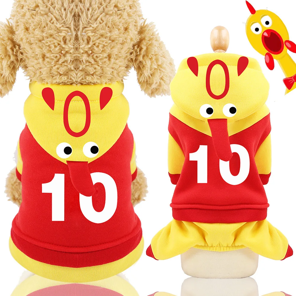 

Four-legged Clothes Dog Clothes for Autumn and Winter New Warm Clothes for Medium Dogs