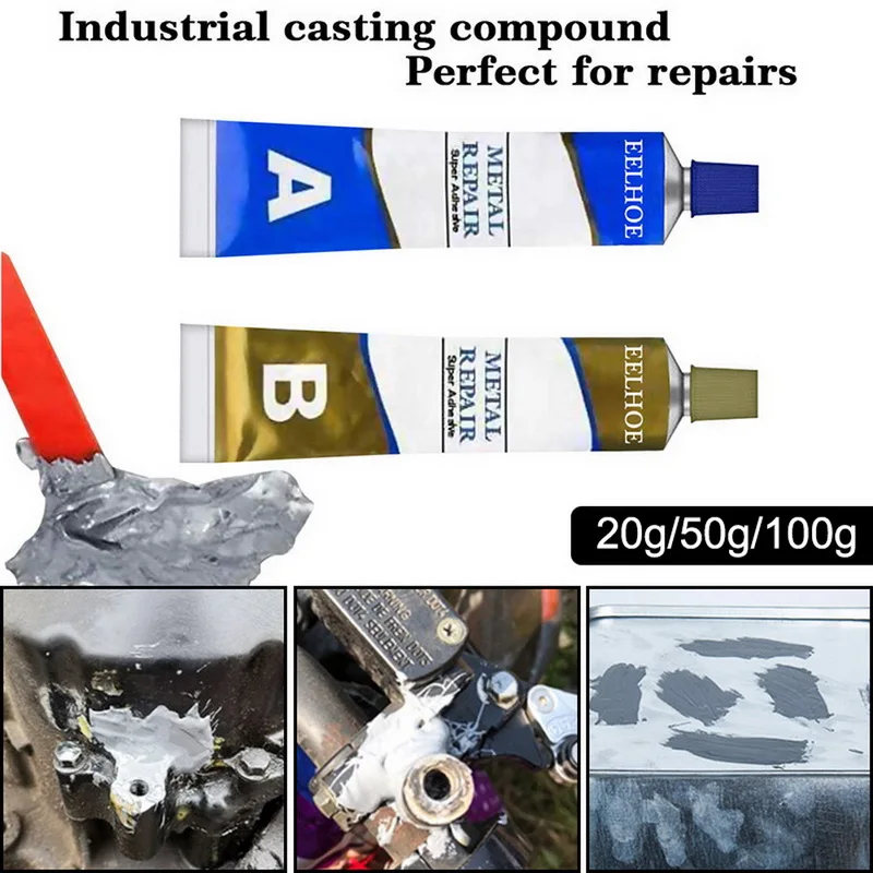 

Repair Glue A+B Metal Repairing Adhesive Super Glue Iron Steel Auto Radiator Water Tank Special Leakage Plugging Welding Glue