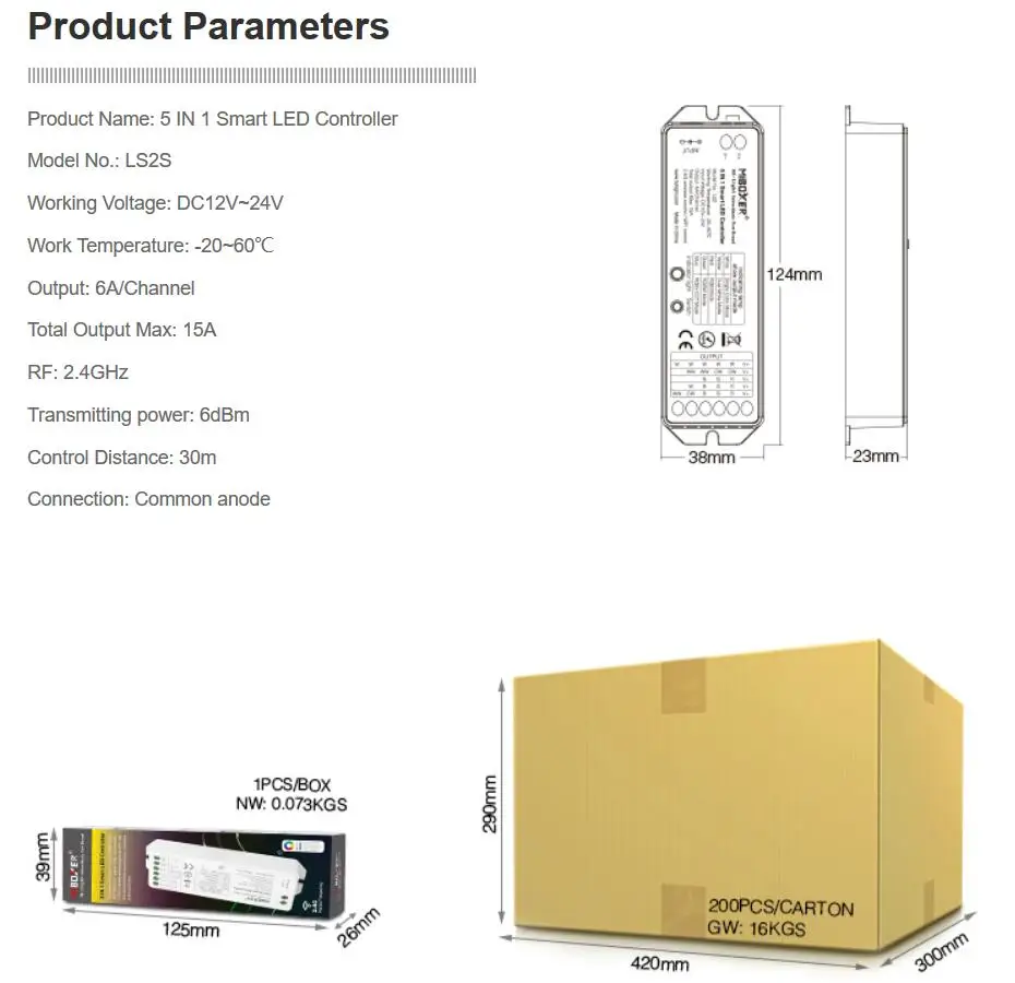2,4G MiBOXER FUT089 8 зон дистанционного RF Диммер/LS2 5IN 1 Умный светодиодный контроллер/B8 настенная сенсорная панель для RGB+ CCT Светодиодная лента