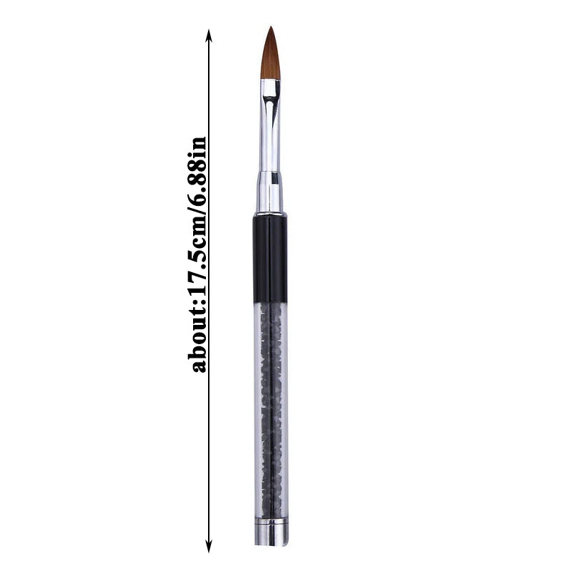 

New Carving Brush Rhinestones Handle Painting Pen Dotting Painting Grid Stripes Drawing Nail Brush Nail Art Professional Tool