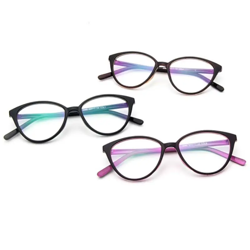 Унисекс большая оправа ретро очки в форме &quotкошачий глаз&quot для мужчин и женщин