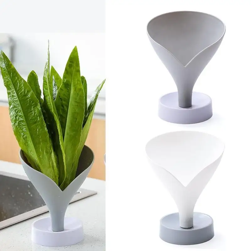 

Пластиковая клетка для палочек и фруктов, в виде воронки