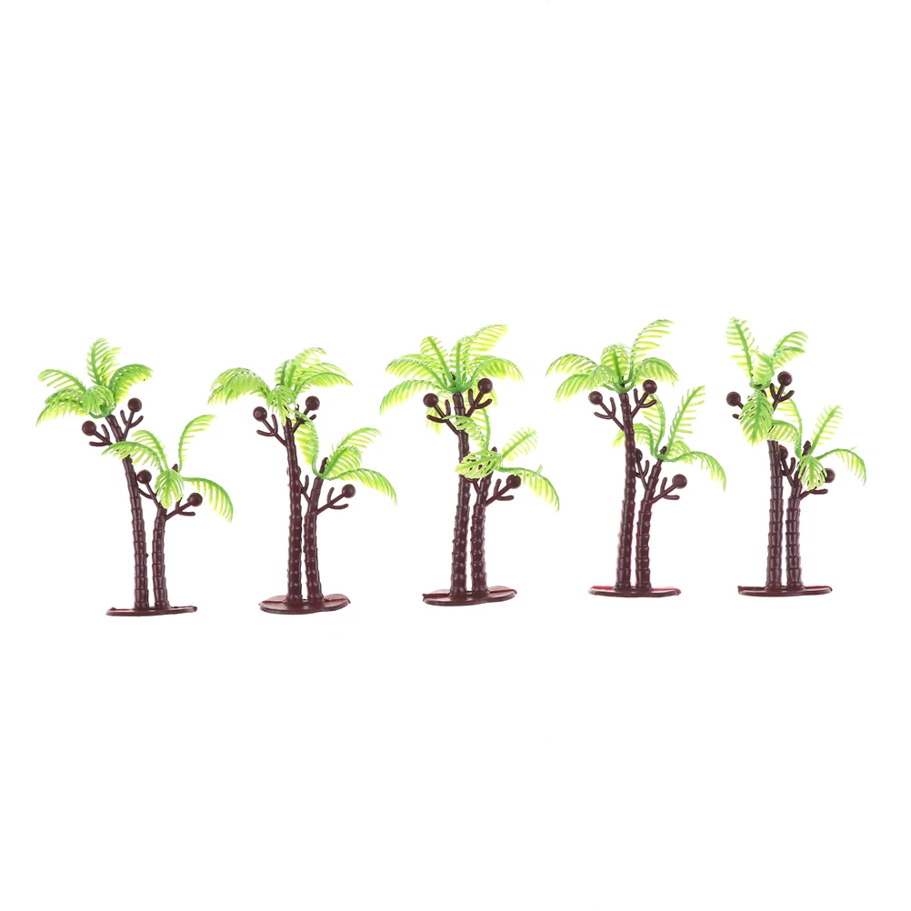 

5pcs DIY Dollhouse Plant Craft Plastic Crafts Home Decoration Accessories Miniature Garden Ornament
