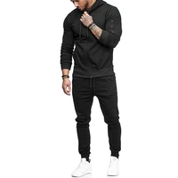 fashion 2021 new trendy mens sports suit arm zipper fitness casual two piece set men spring autumn long sleeve tops and pants