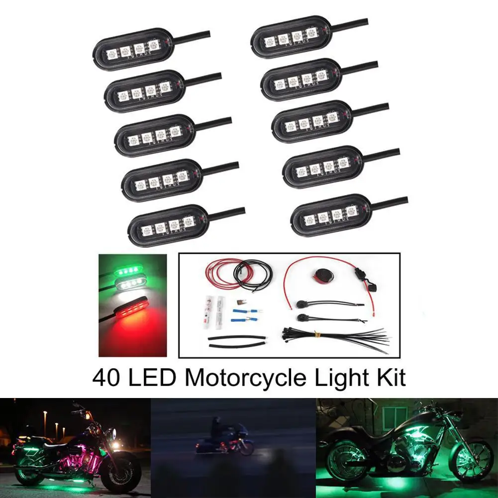 10 шт. светодиодсветильник осветительная полоса для автомобиля мотоцикла