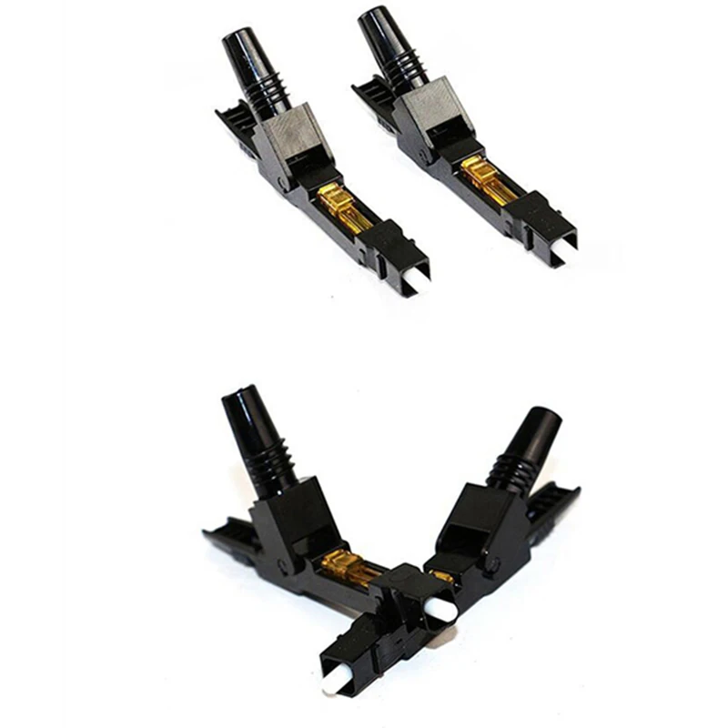 300 шт. встроенный SC UPC волоконно оптический Быстрый разъем FTTH одномодовый быстрый