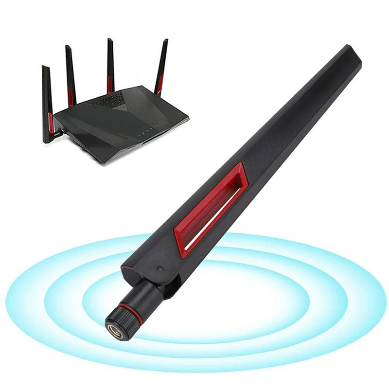 High Gain Router Antenna SMA 8DBi 2.4G/5.8G Dual Band WiFi Adapter for ASUS AC68U/AC88U/AC66U 3PCS | Мобильные телефоны и