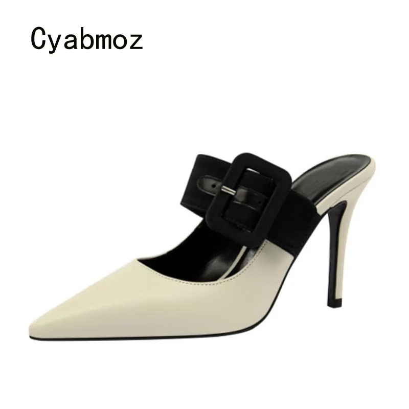 

Женские туфли-лодочки Cyabmoz на тонком высоком каблуке, модная пикантная обувь для свадьбы, клуба вечерние НКИ, для девочек, на День святого Ва...