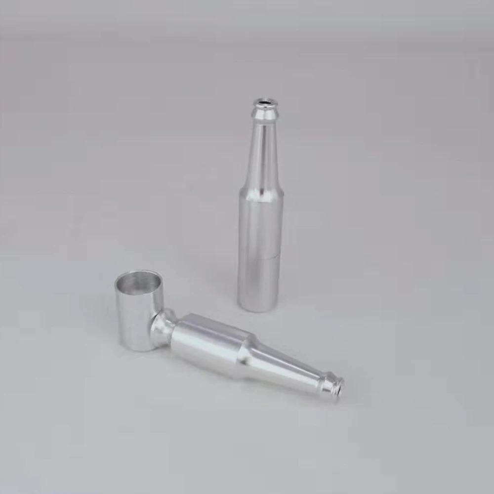 2019 Creative Mini Beer Bottle Smoking Pipes Portable Cigarette Holder Funny Gifts Pipe Herb Tobacco Smoke Grinder |