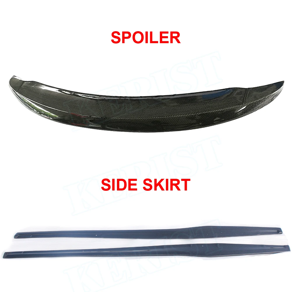 

Углеродное волокно автомобильный Стайлинг Duckbill мини задний багажник спойлер и боковая юбка для Porsche 981 Cayman 2010-2016