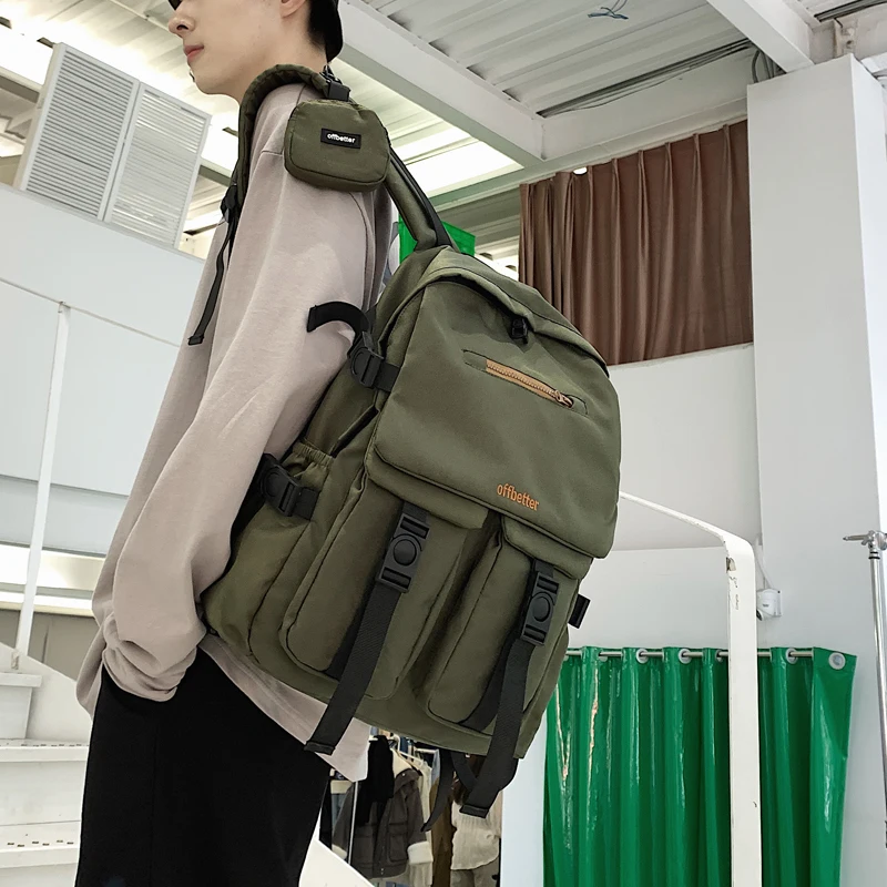 

Trend Large-capacity Women's Backpack Female Cool Travel Backpacks for Girls Korean Harajuku School Bags Ins Student Ladies 2020