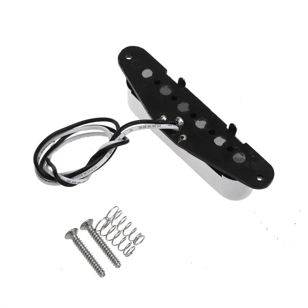 wilkinson m serie wov klassische vintage stil alnico 5 tele single coil pickup neck für telecaster elektrische gitarre chrom free global shippin