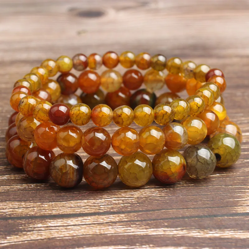 Модные натуральные ювелирные изделия LanLi 4/6/8/10/12 мм Свободные Круглые бусины