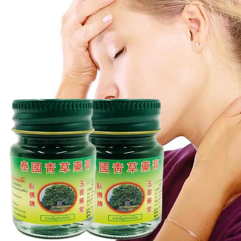 

1Pcs Thailand Herbal Cream Chest Refresh Itching Cold Headache Cough Ointment Rheumatism Mosquito Bites Cream Chinese Medicine