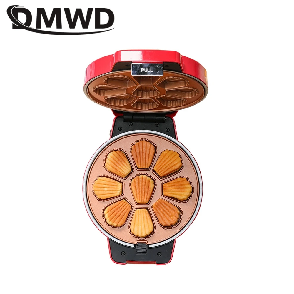 Murah DMWD Mesin Pembuat Donat Wafel Multifungsi Wajan Pemanggang Listrik Pembuat Sarapan Oven Pancake Pemanas Dua Sisi