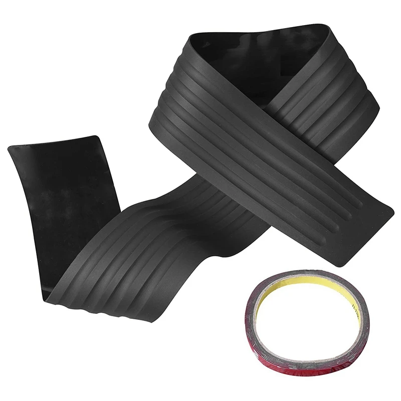 

1Set Car Rubber Rear Guard Bumper Protector Trim Cover (35.8Inch)