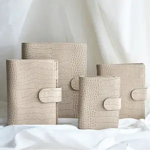 ЕЖЕДНЕВНИК А5А6 (персональный) из 2020 натуральной кожи, бежевыйбелый цвет, 100%