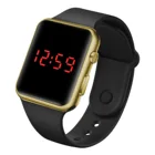2021 модные спортивные цифровые часы для мужчин с силиконовым ремешком, цифровые часы с квадратным циферблатом золотого цвета, женские и мужские наручные часы, Montre Femme