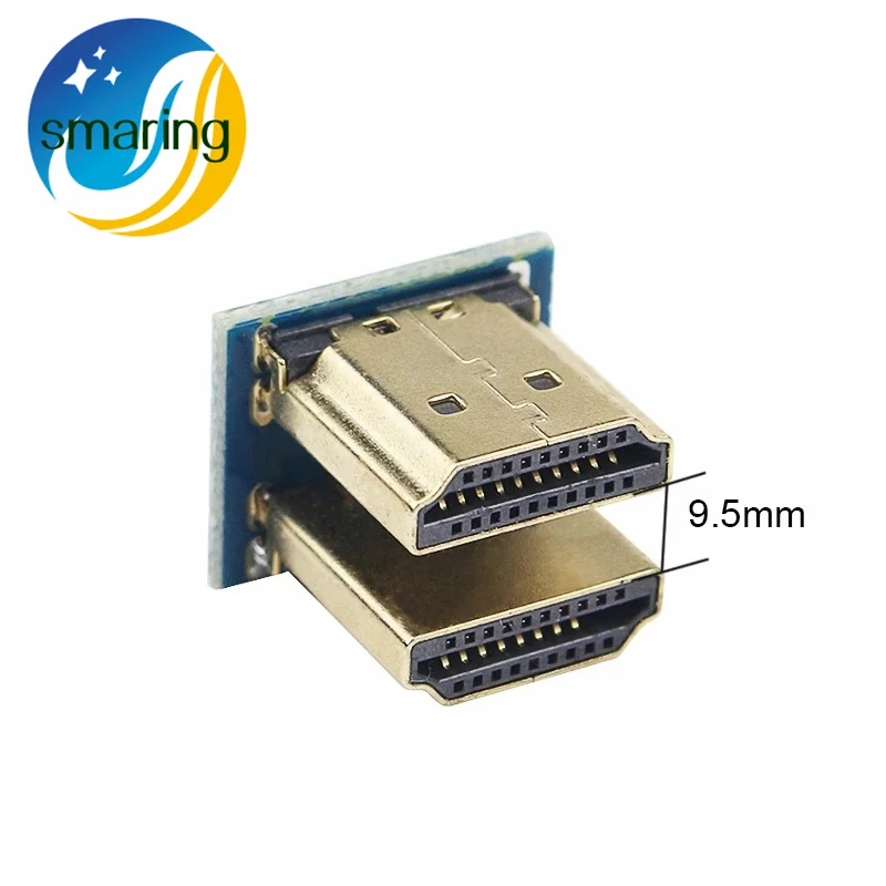 

Разъем HDMI для 5-дюймового дисплея HDMI Raspberry Pi, Комплект разъемов HDMI для самостоятельной сборки, деталь Rpi аксессуар для соединения