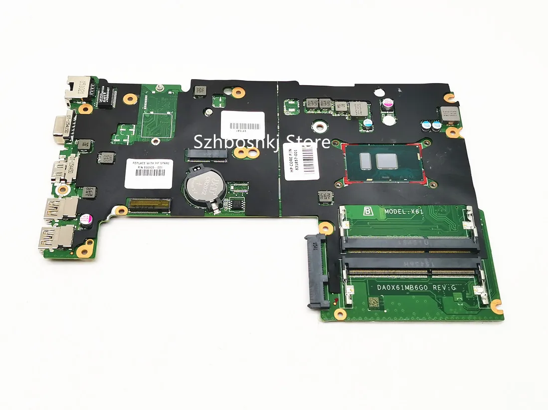

DA0X61MB6G0 For HP ProBook 430 G3 440 G3 Laptop MotherBoard W/ SR2EU I3-6100 CPU 830935-001 830935-501 830935-601 Fully Test OK