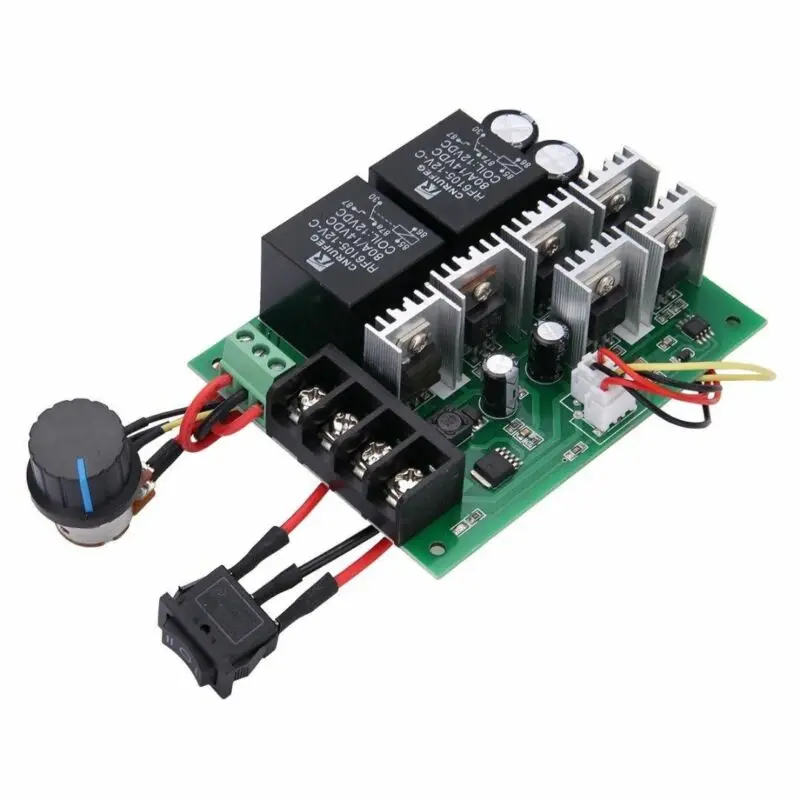 

DC10V~50V 60A PWM Motor Speed Controller CW CCW Reversible Switch Replacement