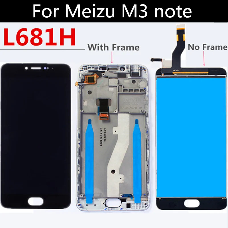5 &quotдля Meizu M3 Note lcd L681H дисплей с сенсорным экраном дигитайзер Aseembly Замена для