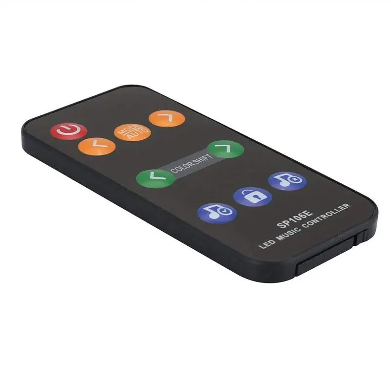 Практичный бутик SP106E 9Key светодиодный Красочные Музыкальный контроллер DC5-12V для