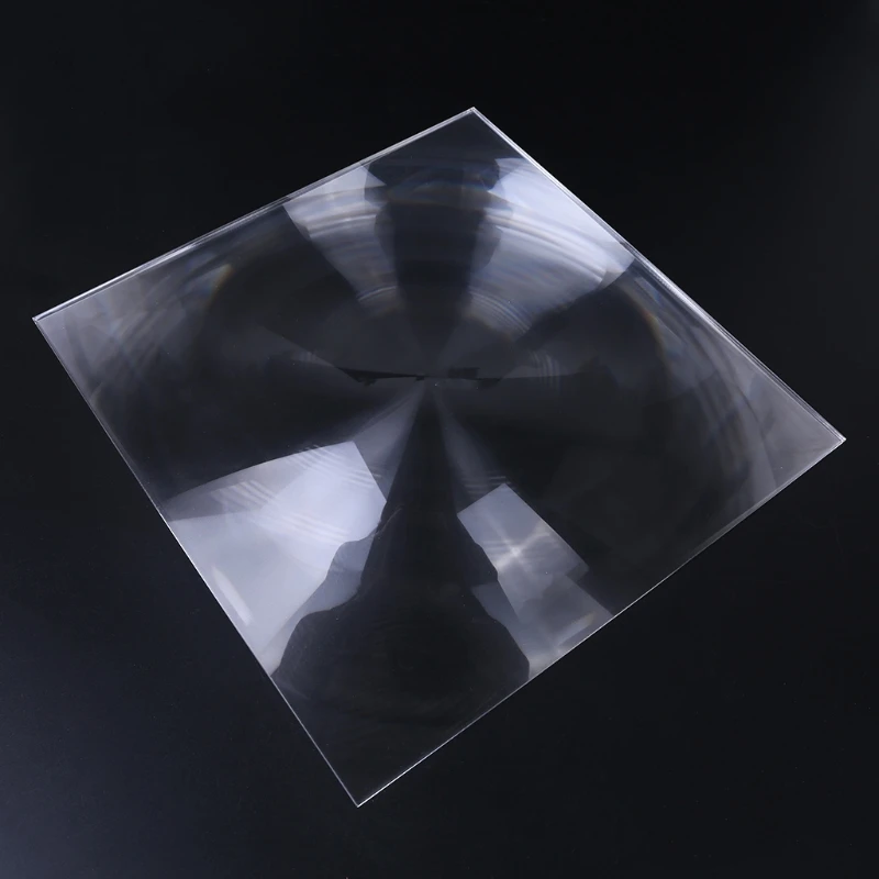 

Square 300X300MM PMMA Fresnel Lens Concentrating Lens Magnifying Glass Lenses Make Fire Tools Scientific Experiment Lens