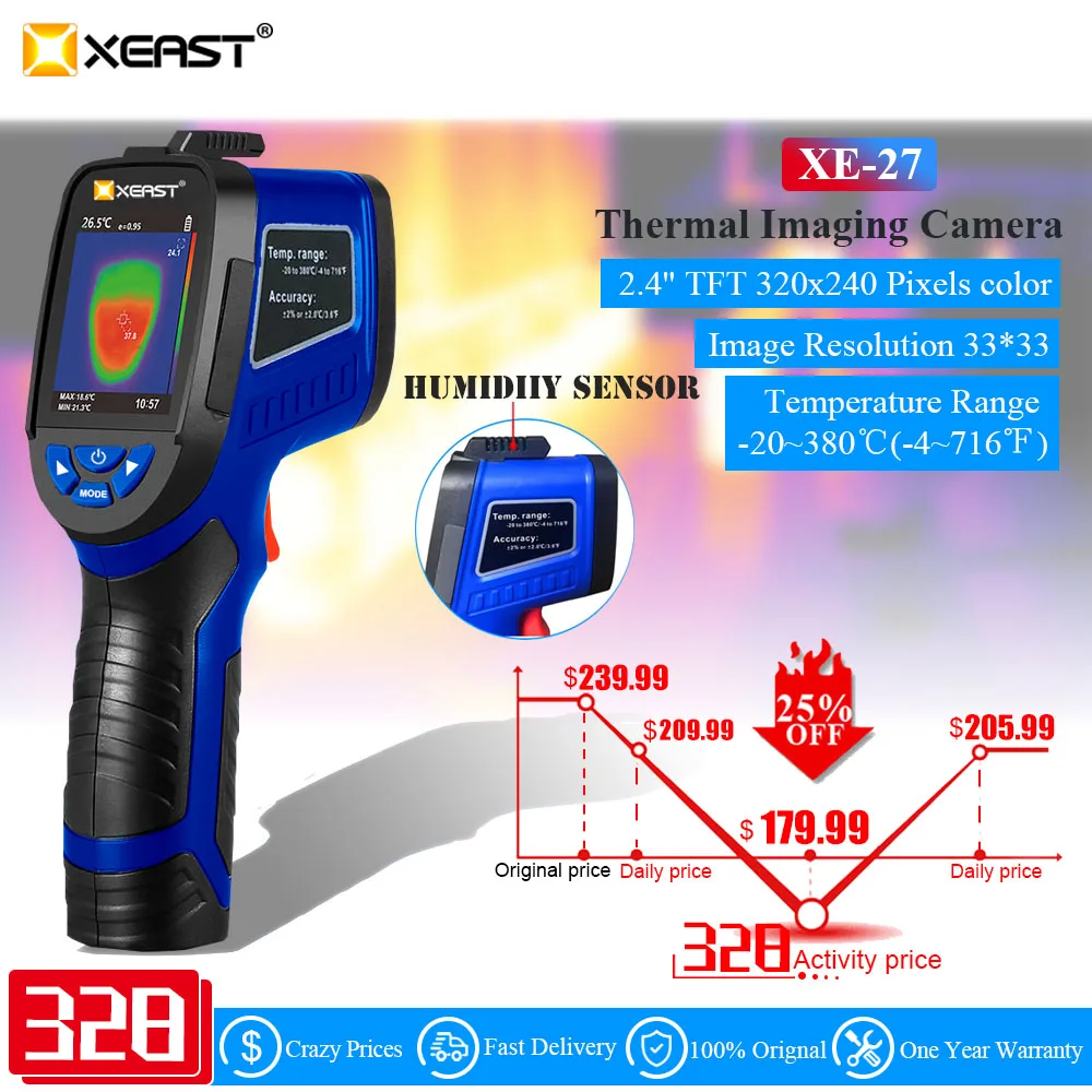 2021 XEAST горячая Распродажа тепловая камера инфракрасная XE 26D/XE 26/XE 27/XE 28/XE 31|thermal
