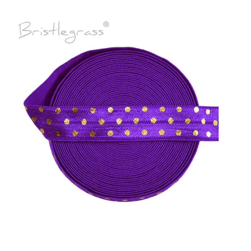 Повязка на голову с принтом в горошек 5 ярдов 5/8 дюйма 15 мм|hair ties|headband hairsatin band |