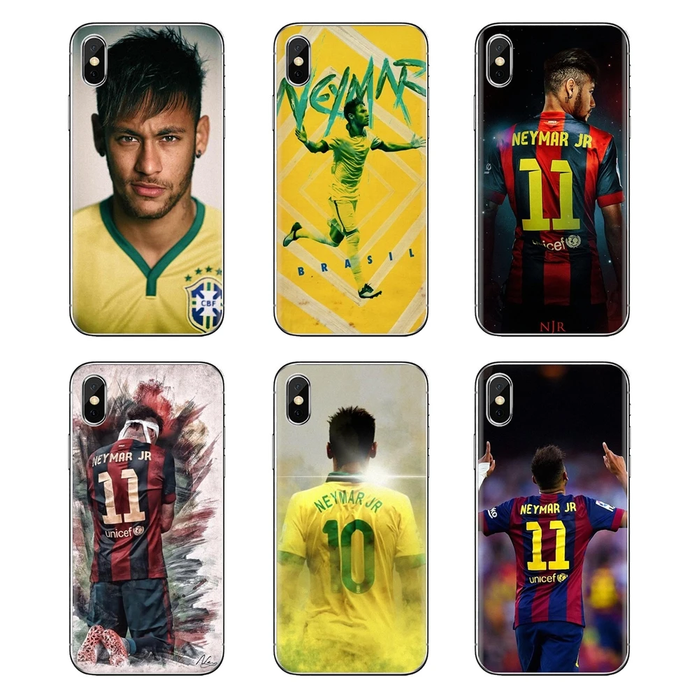 Soft TPU Phone Case For LG G3 G4 Mini G5 G6 G7 Q6 Q7 Q8 Q9 V10 V20 V30 X Power 2 3 K10 K4 K8 2017 Football Brazil Star neymar jr |