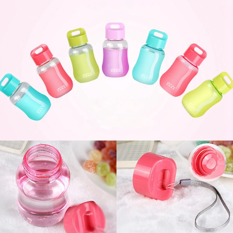 Пластиковая бутылка для воды 180 мл миниатюрная мультяшная детская портативная