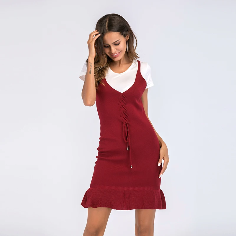 

Balck Elegant Ruffle Sexy Sleeveless Women Mini Dress Kobieta Sukienka Roupa Feminina Vrouw Jurk Robes Vestidos 2021 Fashion
