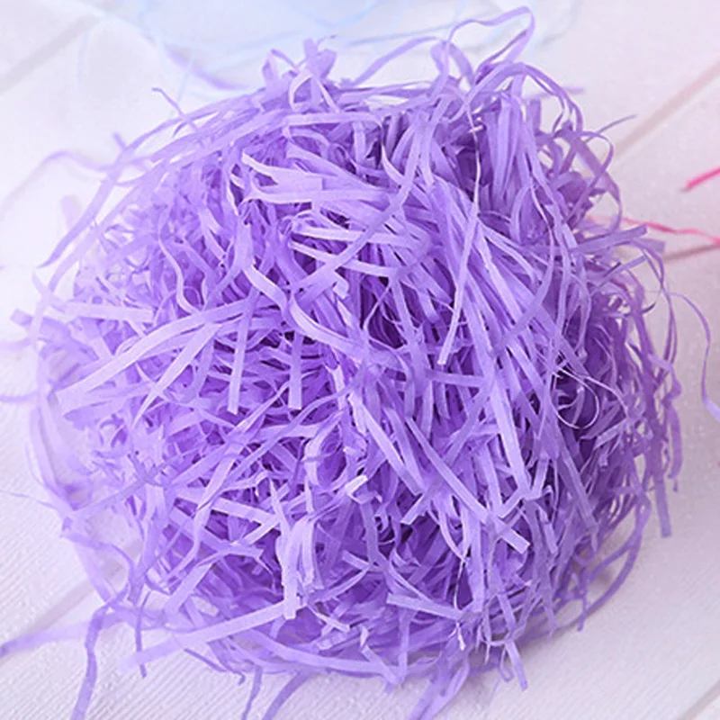 

Shredded Streamer Raffia Paper, Gift Box Infillings, Red Wine Packing Filler, Shock-absorbing Filling, 100g