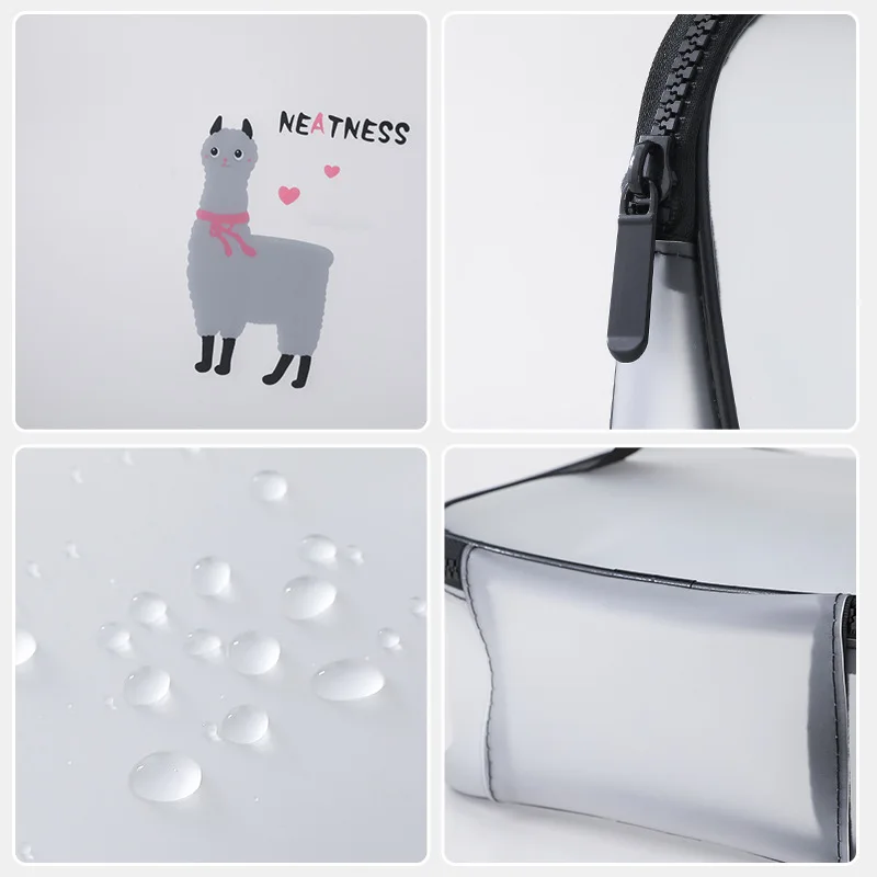 Прозрачная косметичка из ПВХ женская в Корейском стиле сумка для туалетных