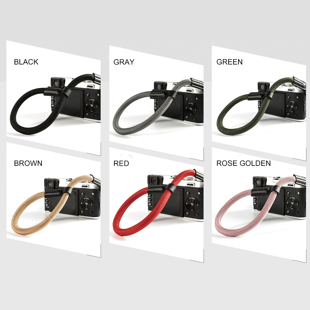 digital camera wrist strap Camera Accessories Handmade Nylon Digital Camera Wrist Hand Strap Grip Paracord Braided Wristband