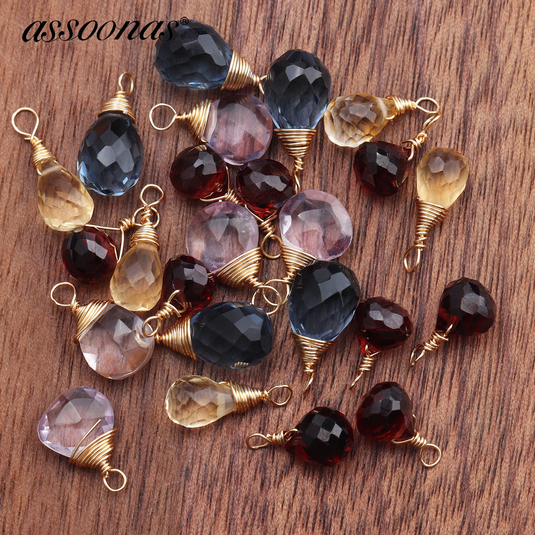 Ювелирные изделия assoonas ювелирные из натурального драгоценного камня подвеска