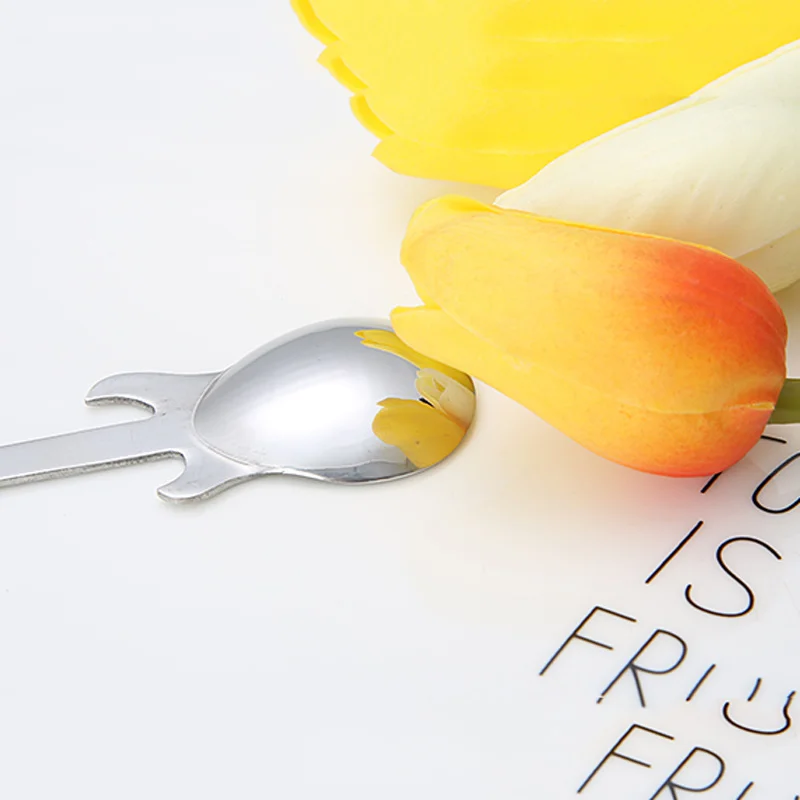 Новая цветная десертная кофейная ложка для гитары столовые приборы чайная