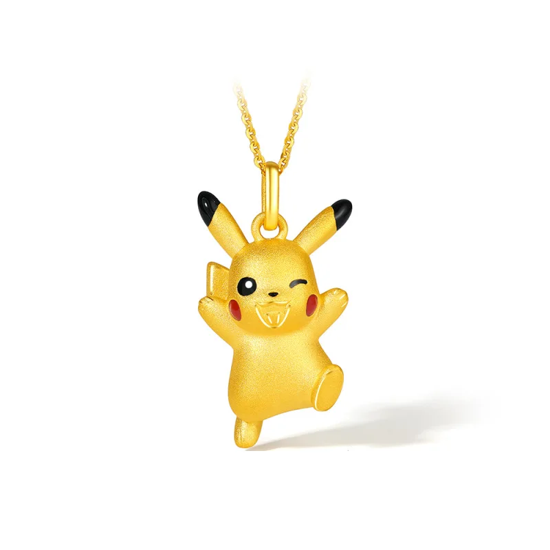 Кольцо с покемоном Пикачу кольцо каваи ожерелье Аниме Gengar Pikachu милое улыбающееся