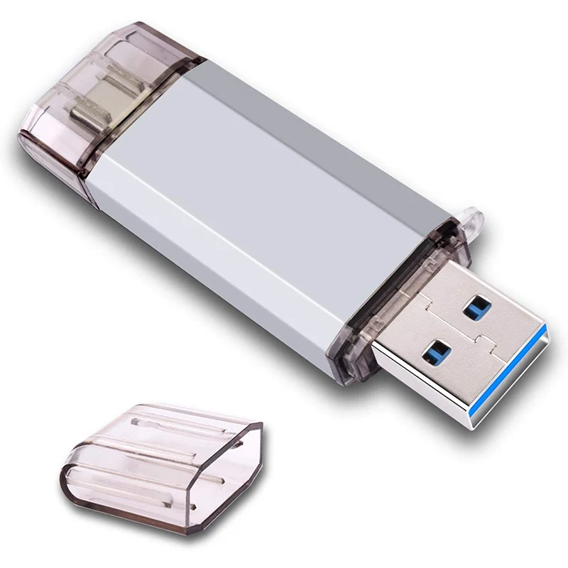 USB флеш-накопитель 3 в 1 0 и Type C OTG Флешка 32 Гб 64 128 ГБ 256 512 высокоскоростная USB-флешка |