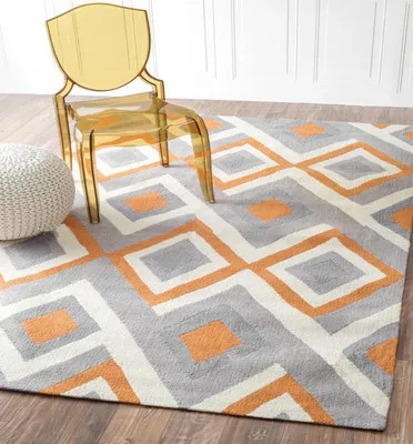 Темно-серый Large High Quality Handwoven Wool Carpets For Living Room Chinese Wool Carpet Bedroom Kids Rug Thick Plush Soft Floor Carpets - Цвет: Темно-серый