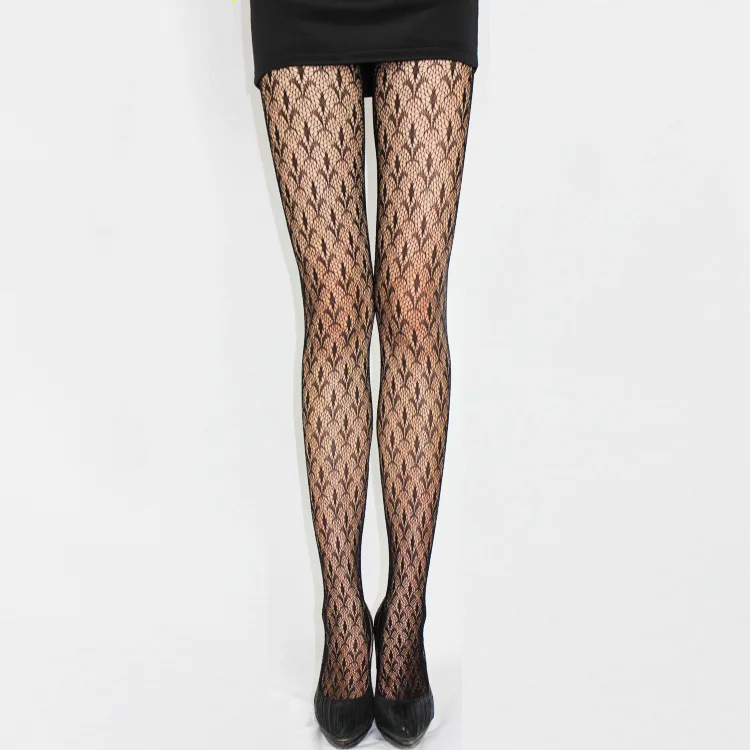 

Elastic retro hollow mesh fishnet stockings ladies pantyhose anti-drop silk summer sexy fishnet sexy stockings