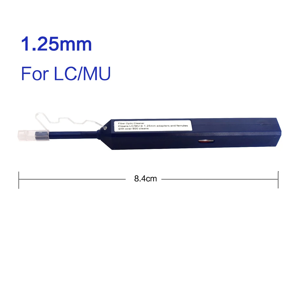 2PCS/lot SC/FC/ST One-Click Cleaner Tool 2.5mm Fiber Optic Cleaning Pen 800 Cleans Fiber Optic Cleaner
