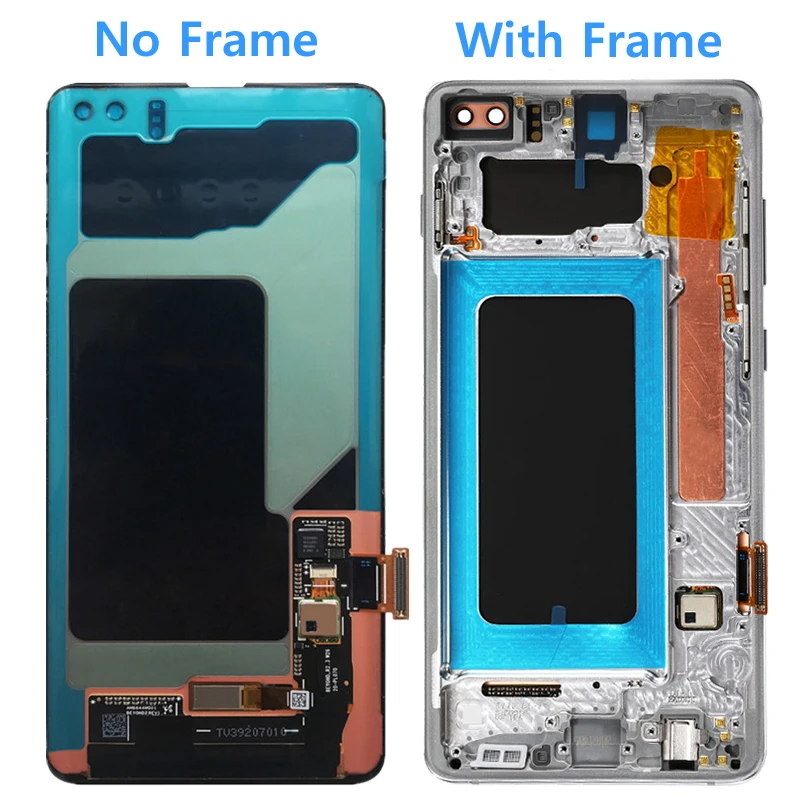 Оригинальный ЖК-дисплей с рамкой для SAMSUNG Galaxy S10 Plus дисплей сенсорный экран